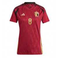 Maglie da calcio Belgio Youri Tielemans #8 Prima Maglia Femminile Europei 2024 Manica Corta